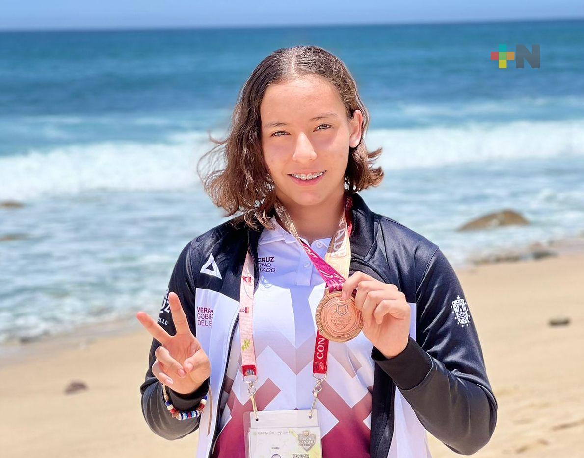 Bronce para Veracruz en surfing, de Nacionales CONADE