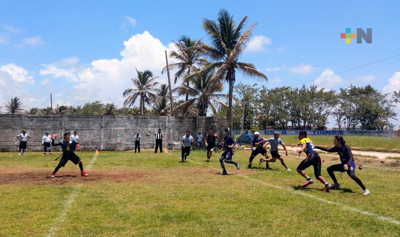 Albatros de Villa Allende logró primer triunfo en Liga de Tocho Flag de Coatza
