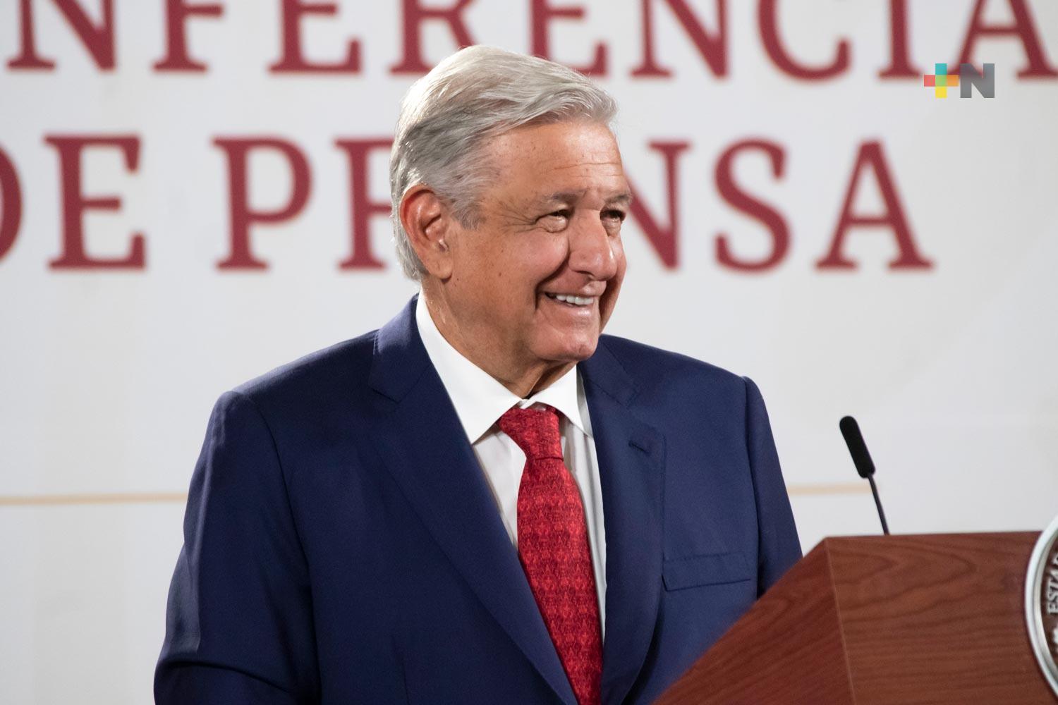 Covid-19 suma cuarta semana consecutiva de reducción: López Obrador