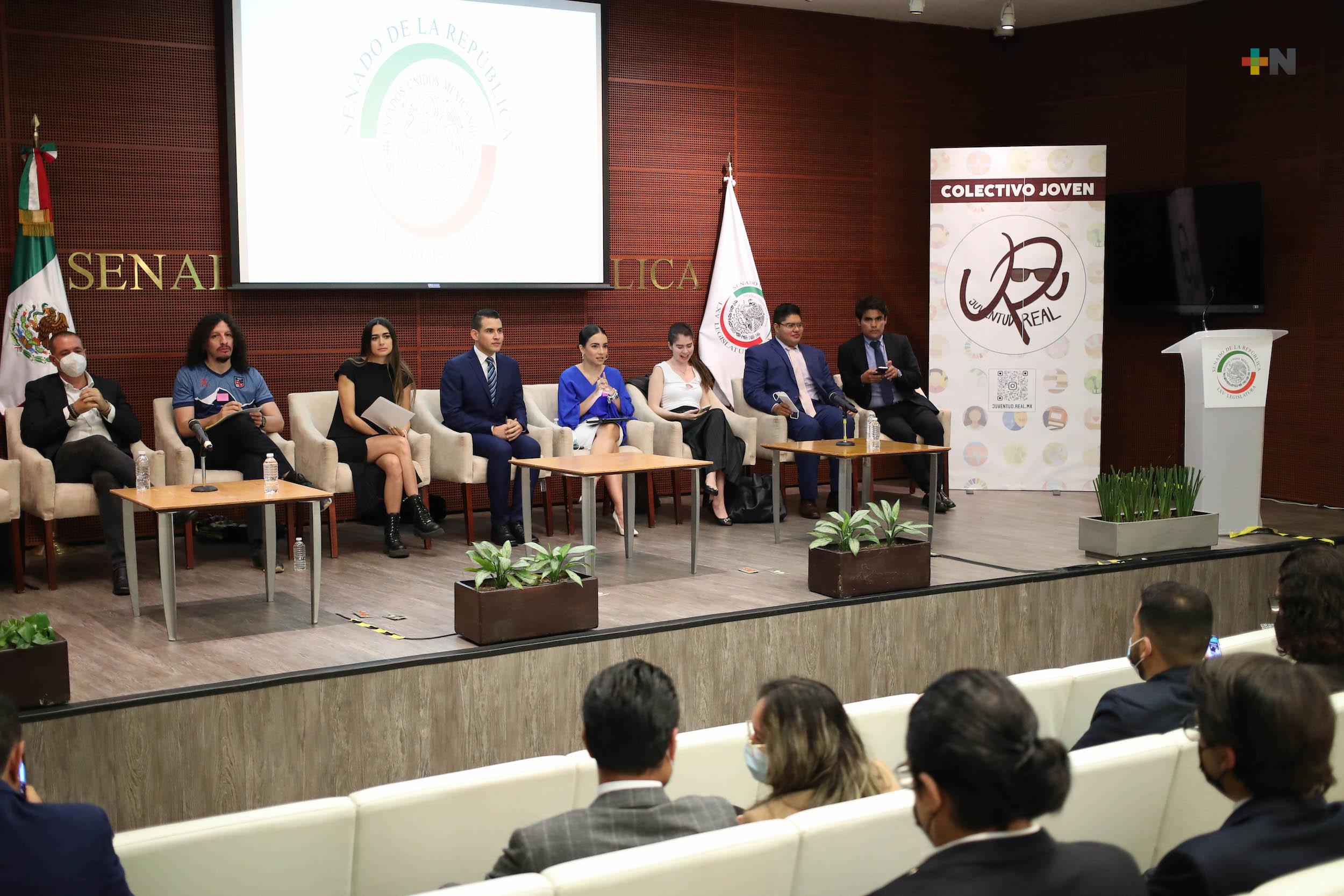 Debaten jóvenes en el Senado sobre geopolítica deportiva