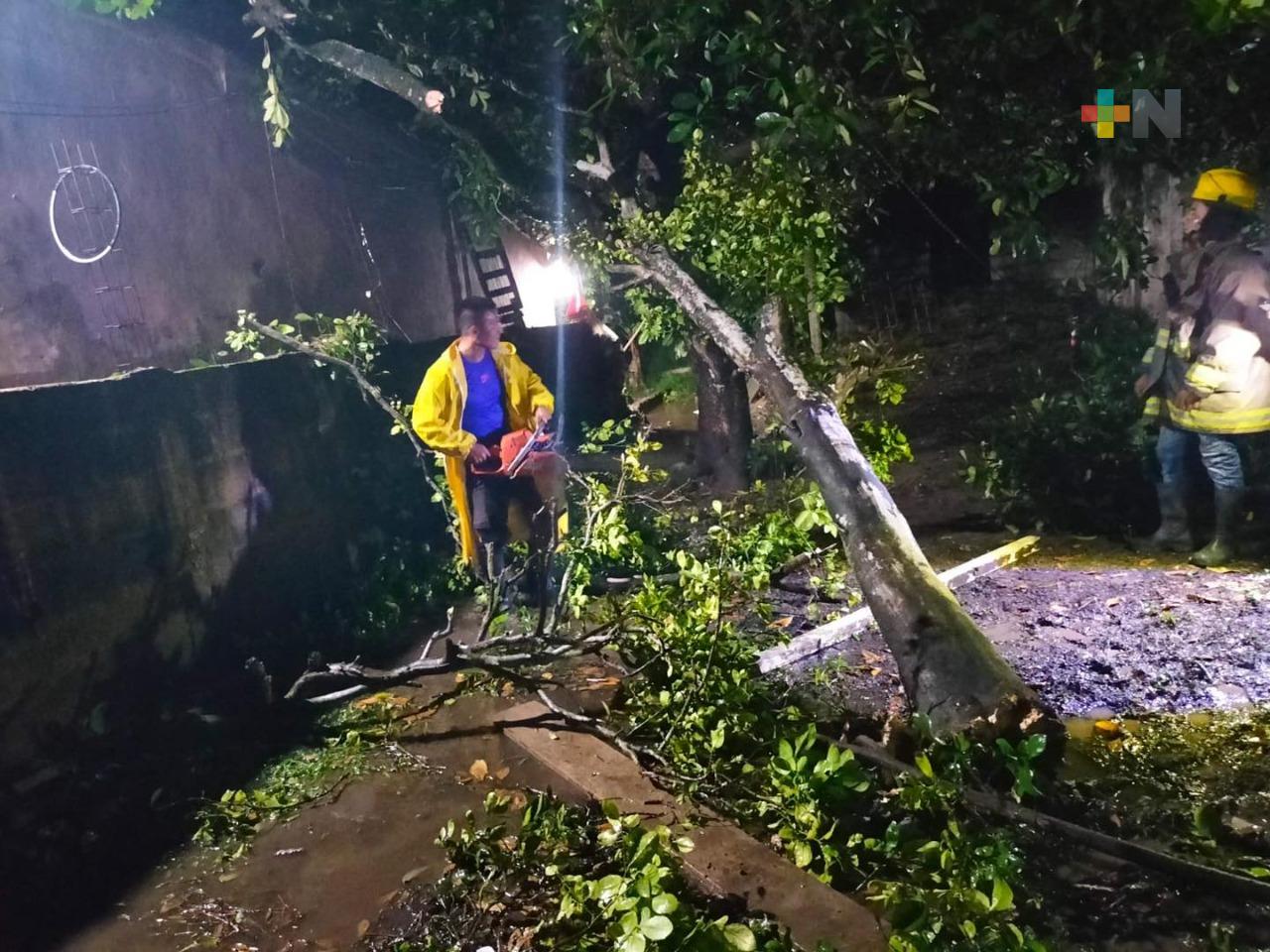 Lluvias dejan afectaciones en municipio de Minatitlán