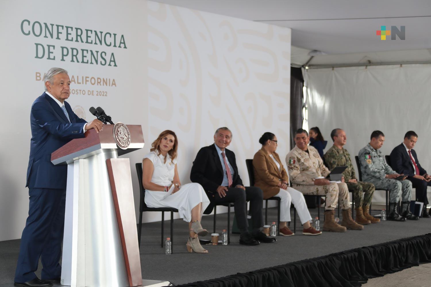 Garantizar bienestar a la población es base de la estrategia de seguridad: AMLO