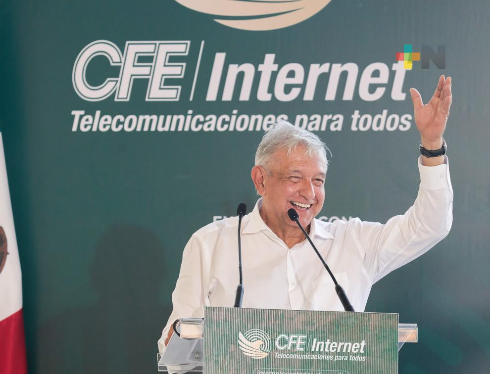Plan de conectividad con internet tiene presupuesto garantizado, afirma presidente