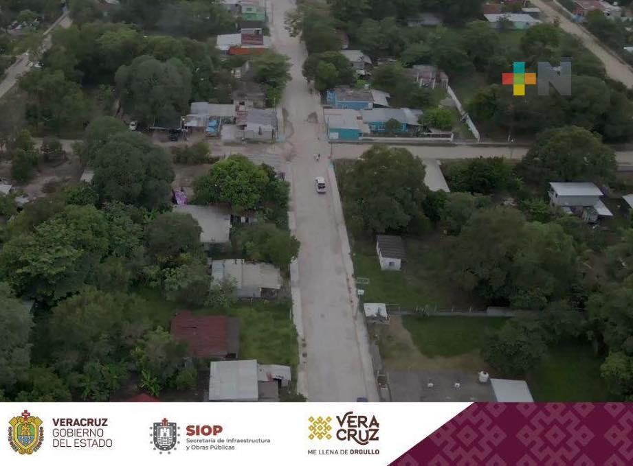 Entregamos concreto hidráulico en vialidad de Nopaltepec, seguimos transformando Veracruz: Gobernador