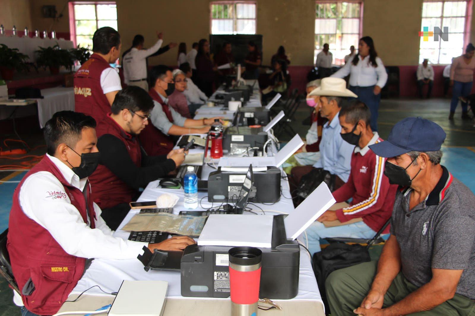Brinda exitosa asistencia la Brigada Itinerante del Registro Civil en Tepetlán: Eric Cisneros