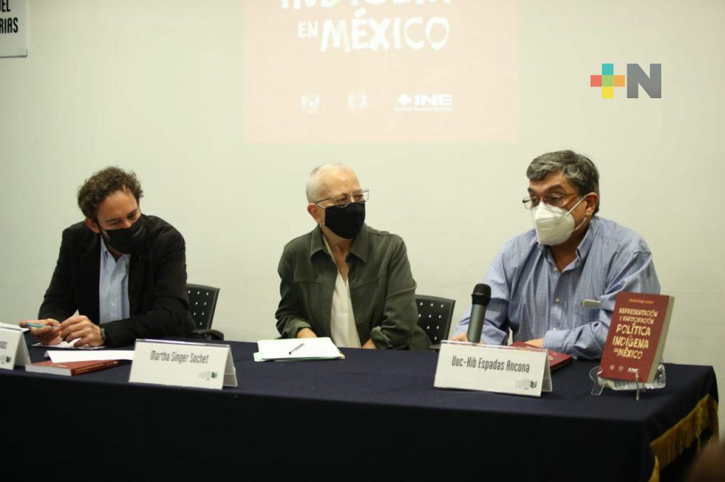 Presenta INE libro “Representación y participación política indígena en México”