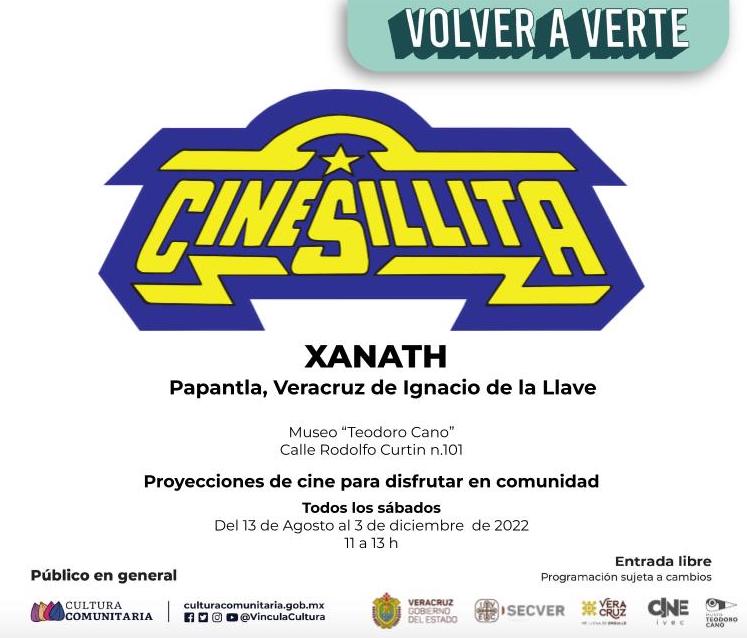 En coordinación con la Secretaría de Cultura federal, presenta IVEC el programa Cine Sillita