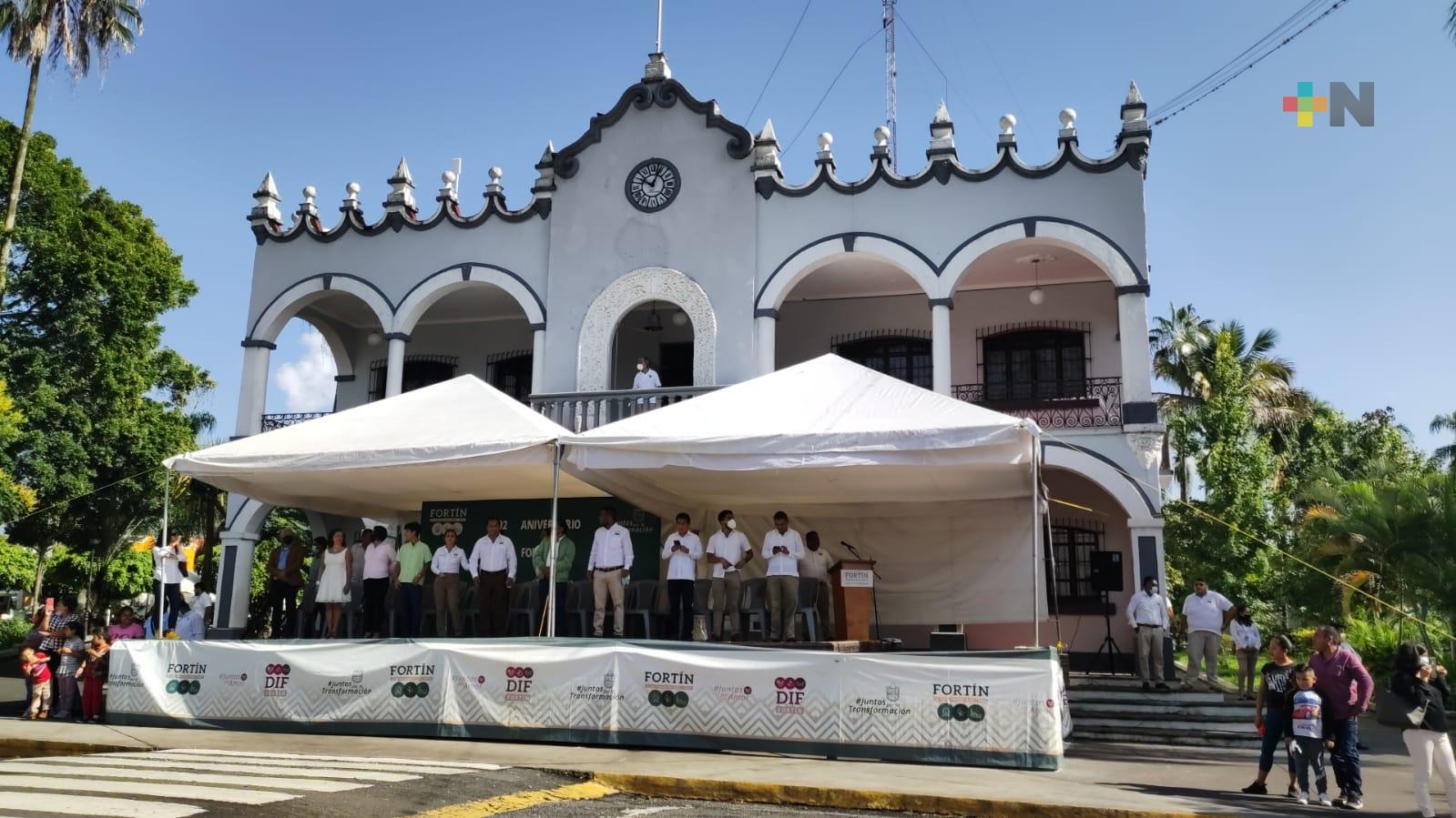 Municipio de Fortín celebra 92 años de su fundación