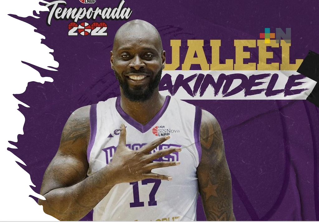 Nigeriano Jeelel Akindele refuerza a los Halcones de Xalapa