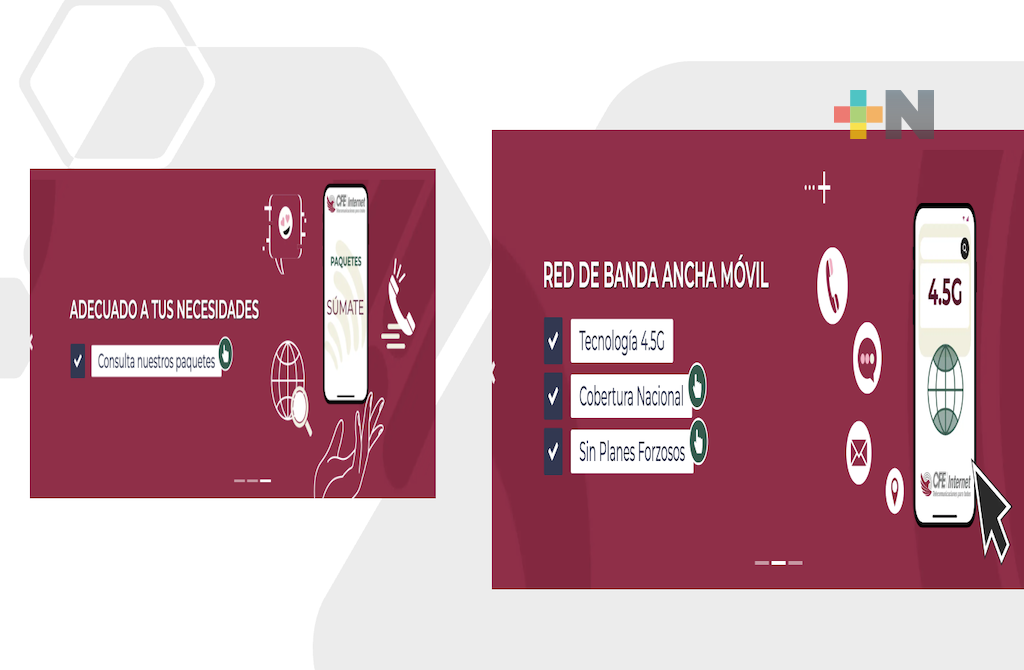 CFE Telecomunicaciones oferta servicios de internet y telefonía móvil