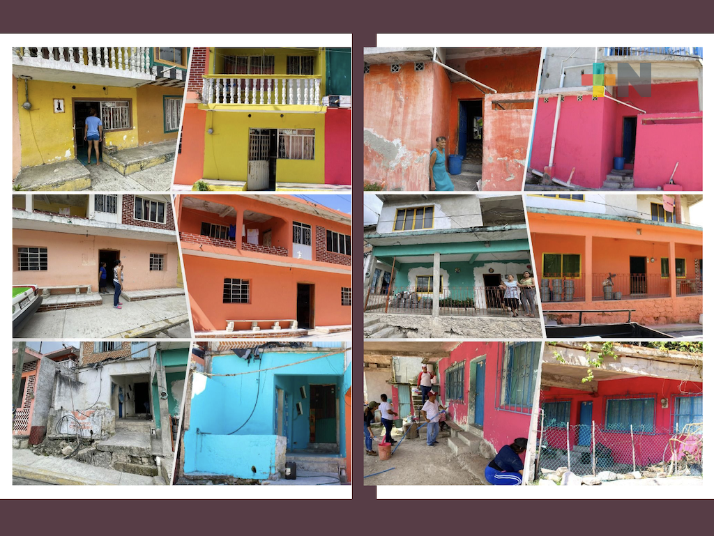 Coyolillo se transforma, restaurando fachadas con pintura y mano de obra local: Eric Cisneros