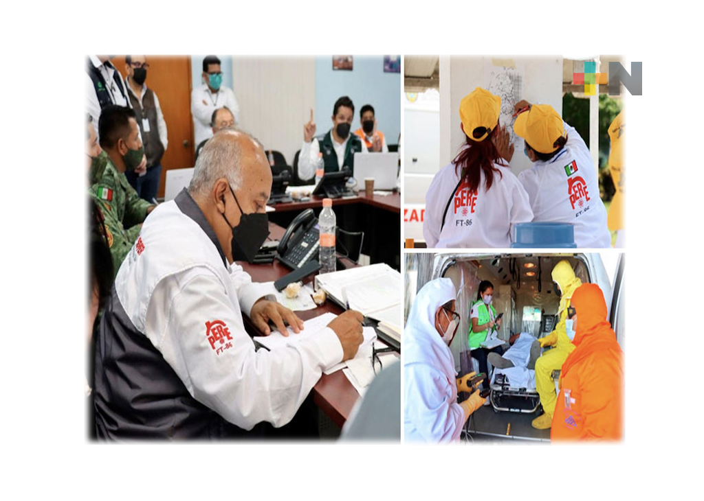 Participó exitosamente SS/Sesver en simulacro efectuado en Laguna Verde