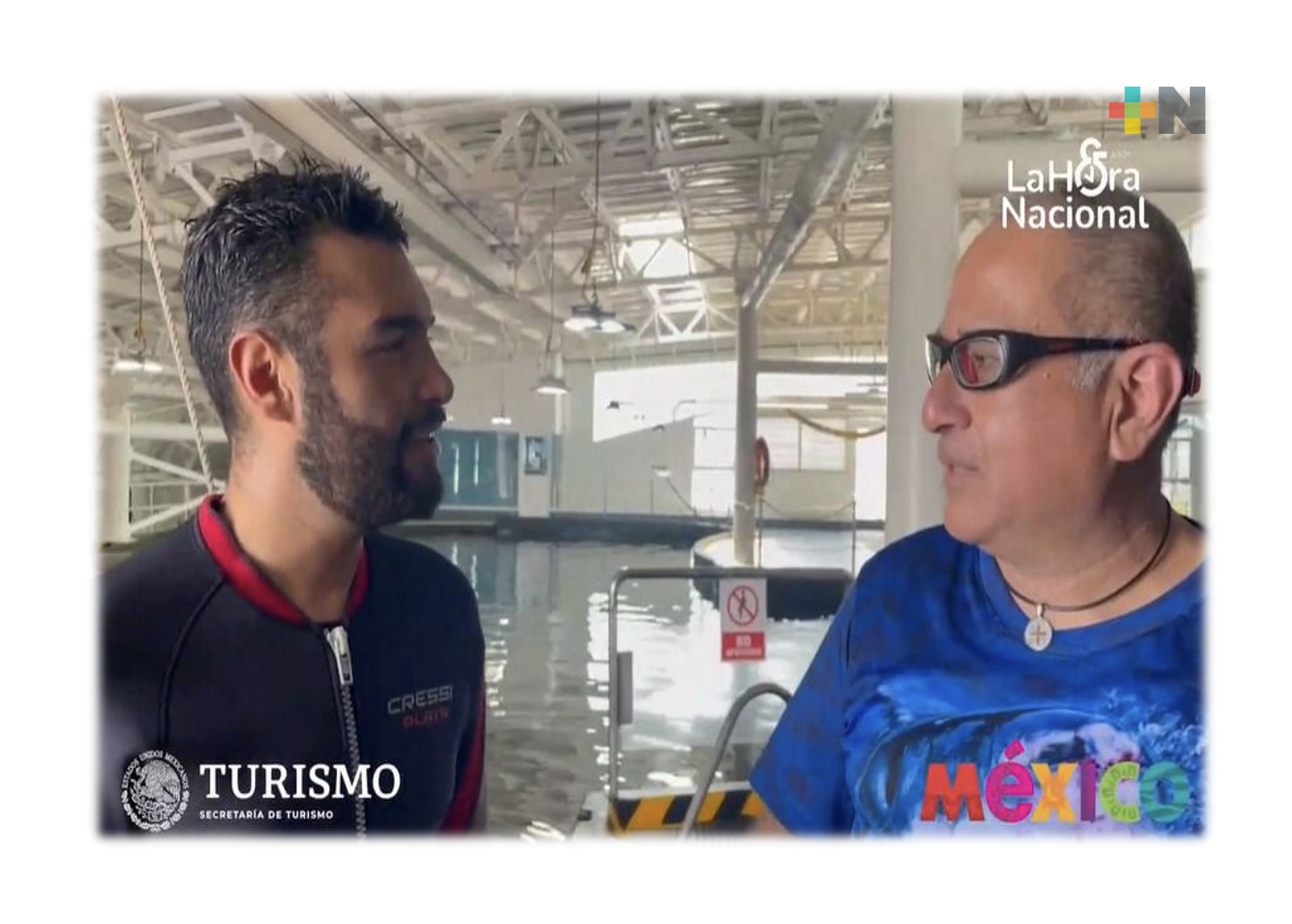 Promueven al Aquarium del Puerto de Veracruz en la Hora Nacional