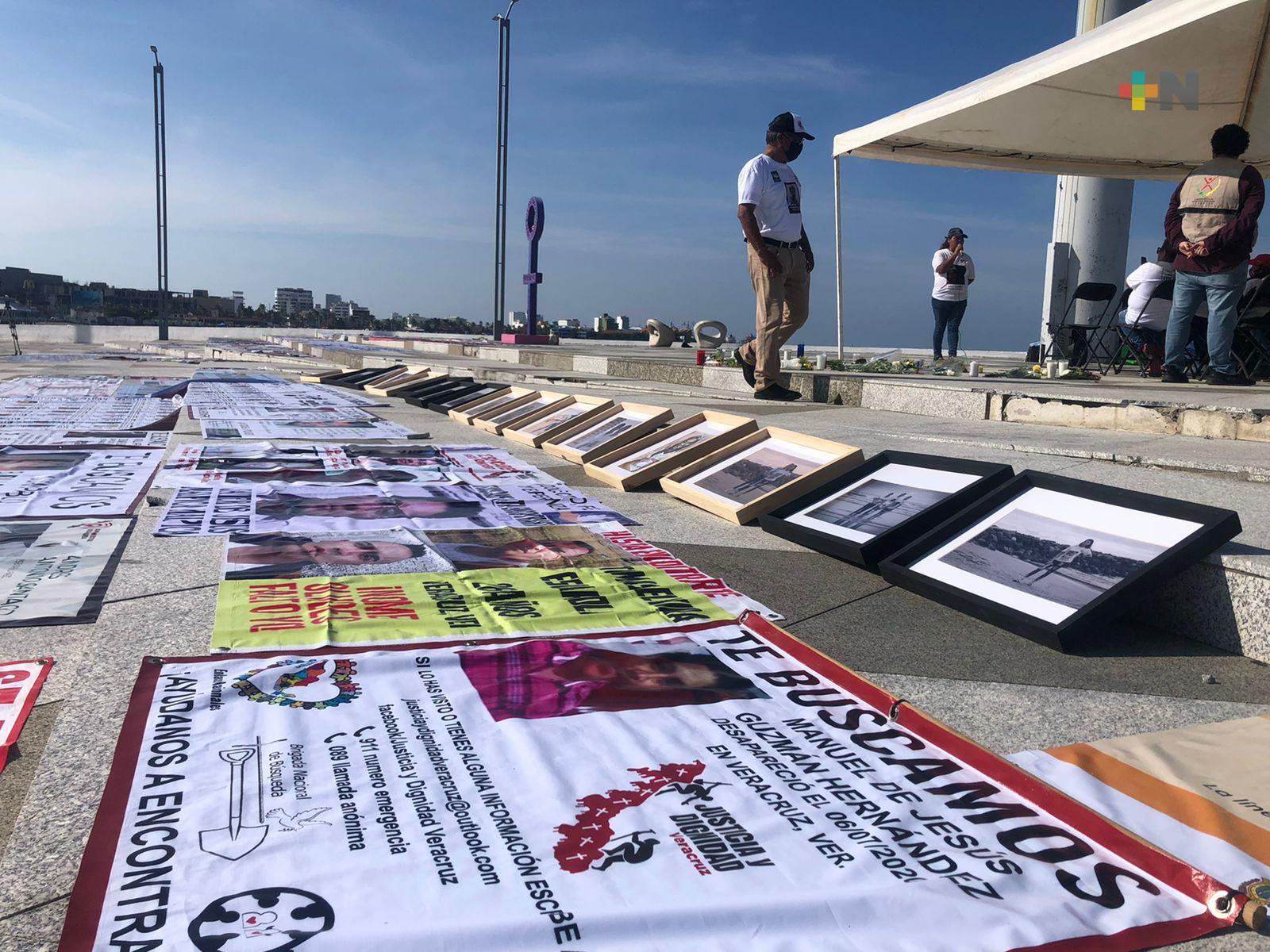 Colectivos veracruzanos conmemoran día de Víctimas de Desapariciones Forzadas