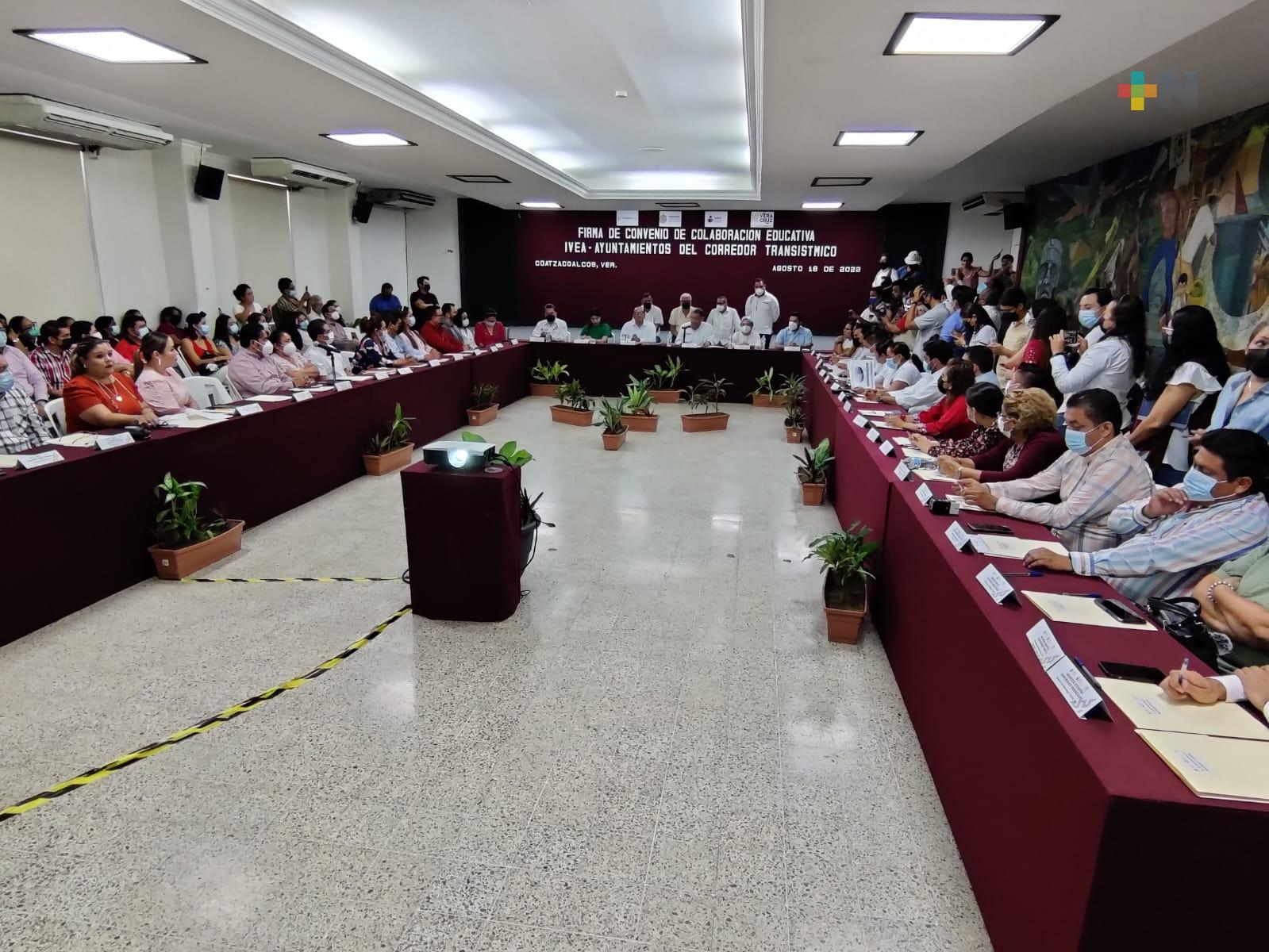 IVEA y 18 municipios del sur firman convenio para abatir rezago educativo