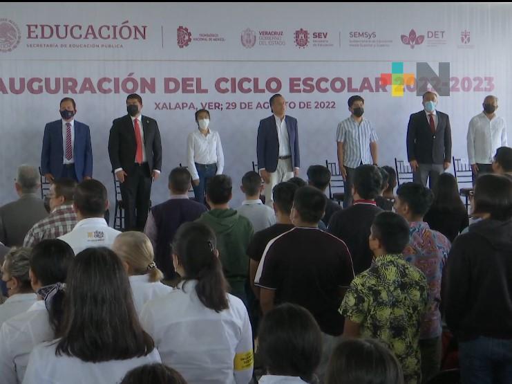 Encabeza Cuitláhuac García Jiménez, inauguración del ciclo escolar de educación tecnológica