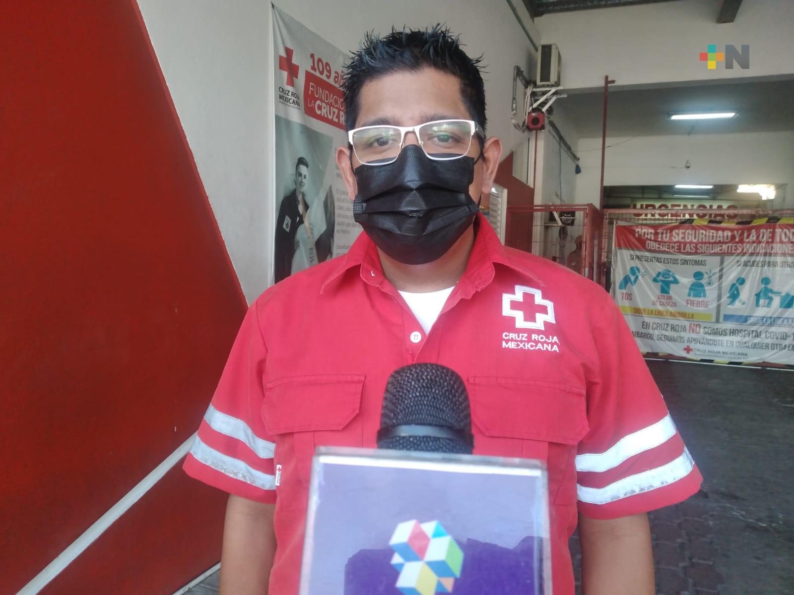 Cruz Roja atiende emergencias en Operativo Verano