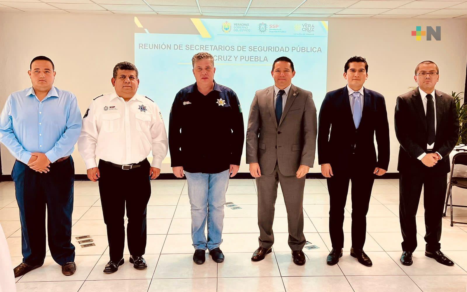 Acuerdan Veracruz-Puebla acciones de seguridad para combatir la delincuencia