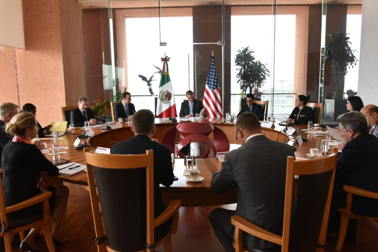 Secretario de Relaciones Exteriores recibe a delegación del Congreso de Estados Unidos