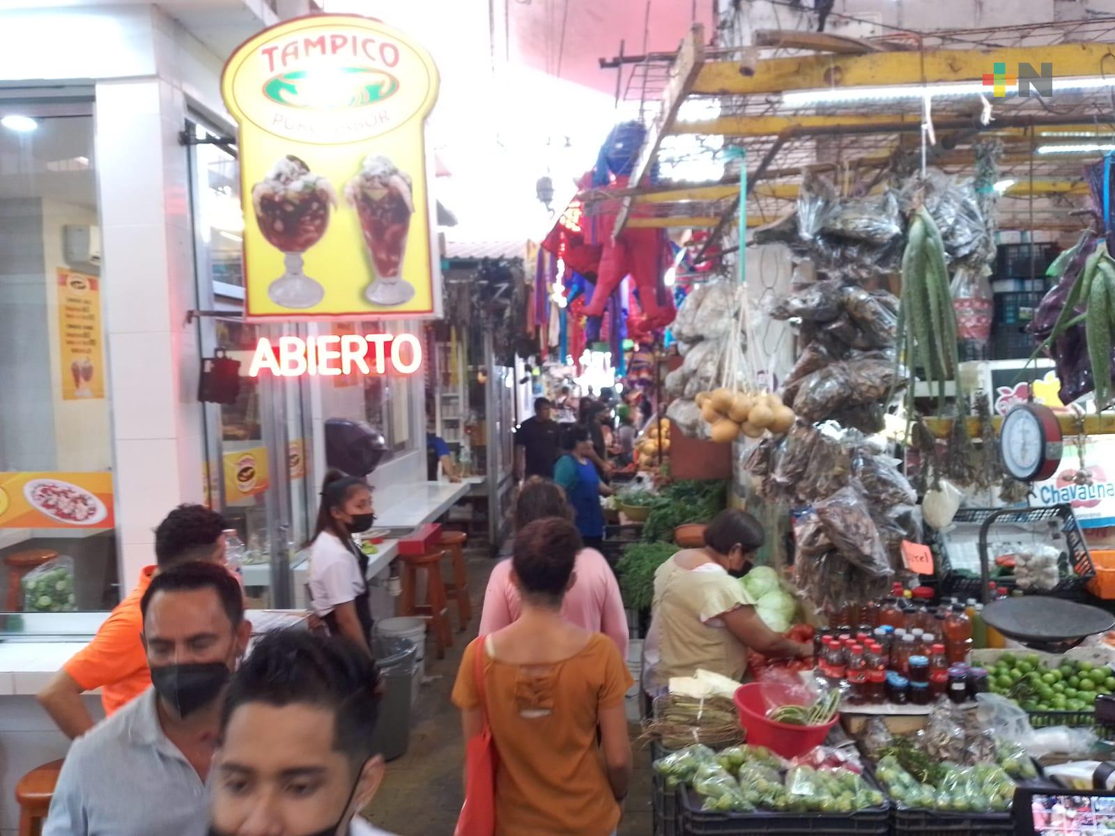 Se mantienen sin contagios en mercado Hidalgo de Veracruz