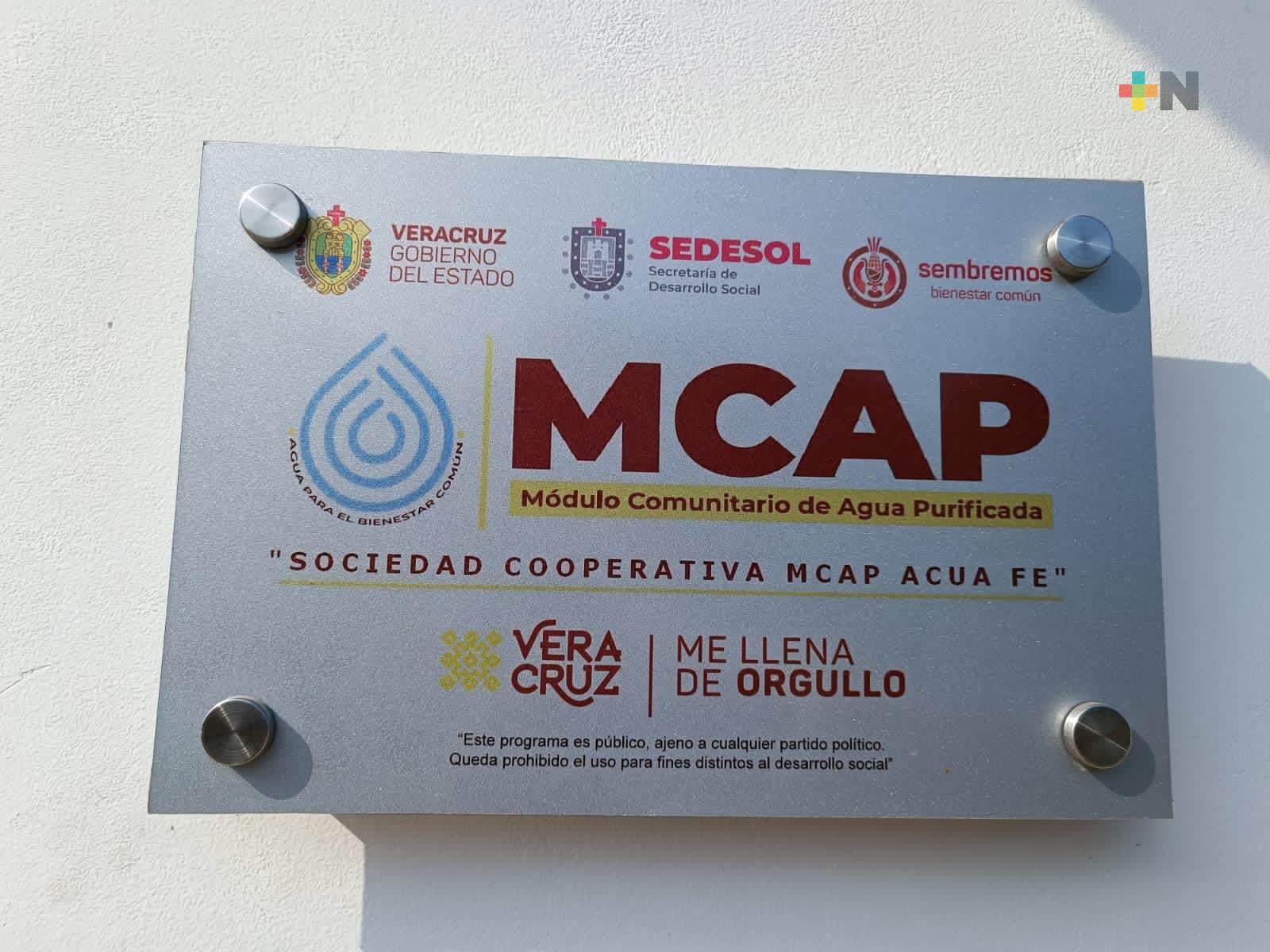 Sedesol mantendrá vigente el programa Módulos Comunitarios de Agua Purificada