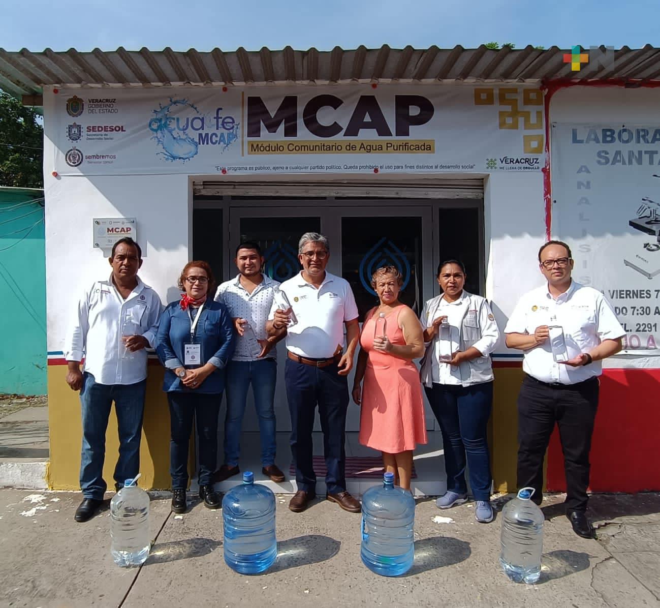 Sedesol promueve Módulos Comunitarios de Agua Purificada