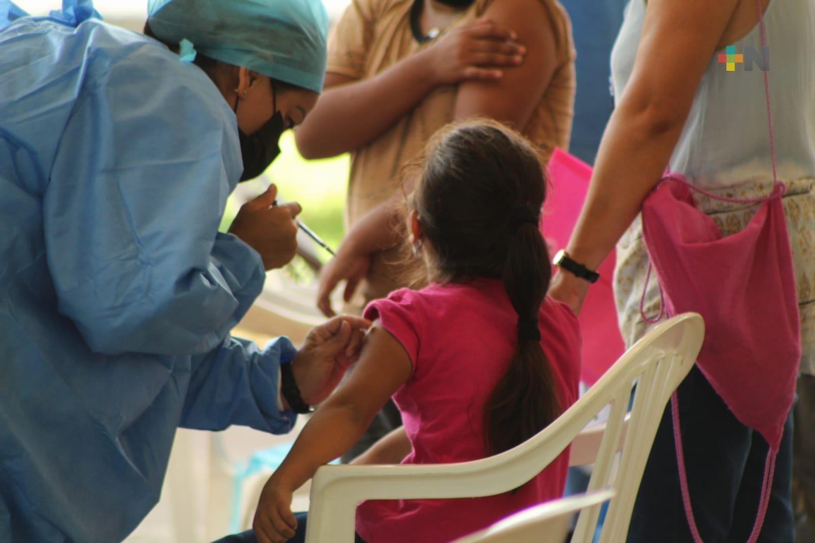 Continúa abierto registro para vacunación contra Covid-19 de niñas y niños de cinco a 11 años