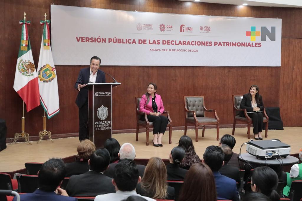 Veracruz: un gobierno transparente, de rendición de cuentas y combate a la corrupción