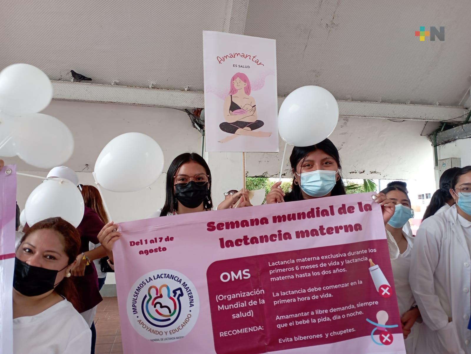 Marcha por la Semana Mundial de la Lactancia Materna