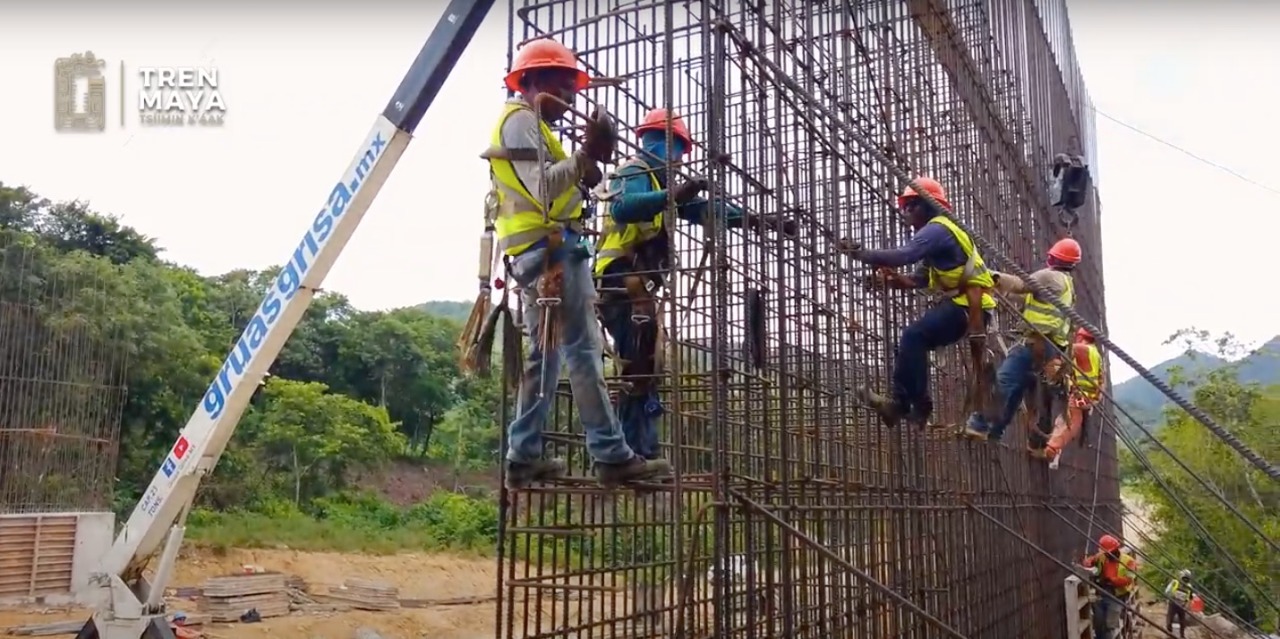 Avanza Tren Maya con pasos de fauna elevados