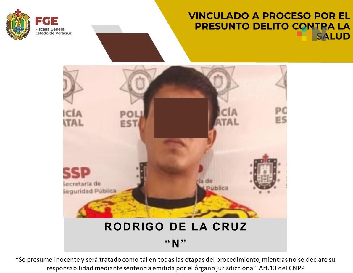 Ricardo de la Cruz «N» es vinculado a proceso por presunto delito contra la salud