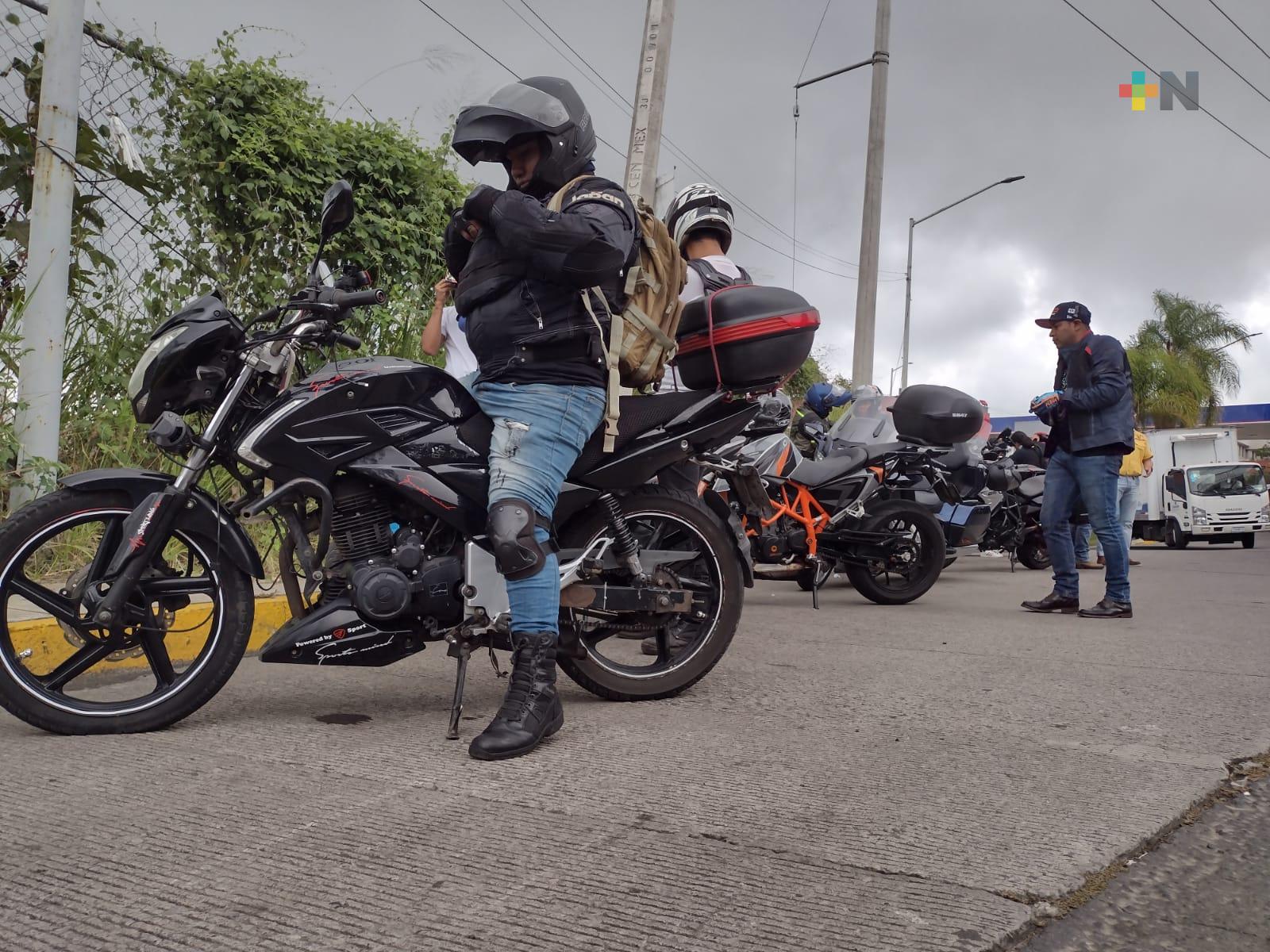 Inician motociclistas «Rodar la Cuenca, es un Orgullo Veracruzano»