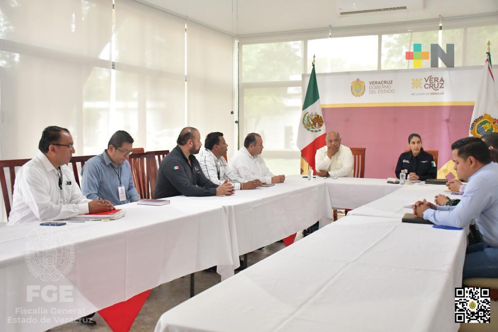 Se reúne FGE con fiscales de la zona sur-Coatzacoalcos