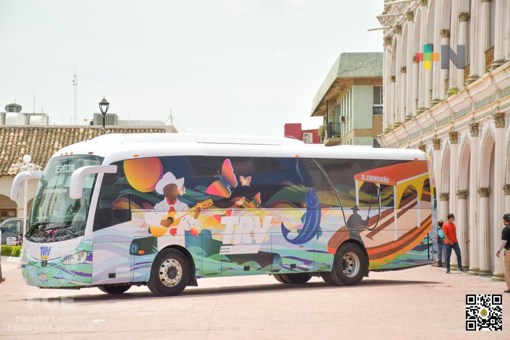 Asiste Fiscal General a inauguración de nueva ruta de transporte en la Cuenca del Papaloapan