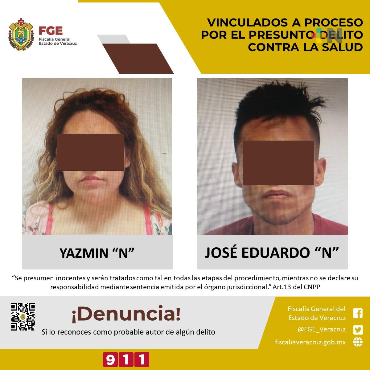 Vinculados a proceso por presunto delito contra la salud