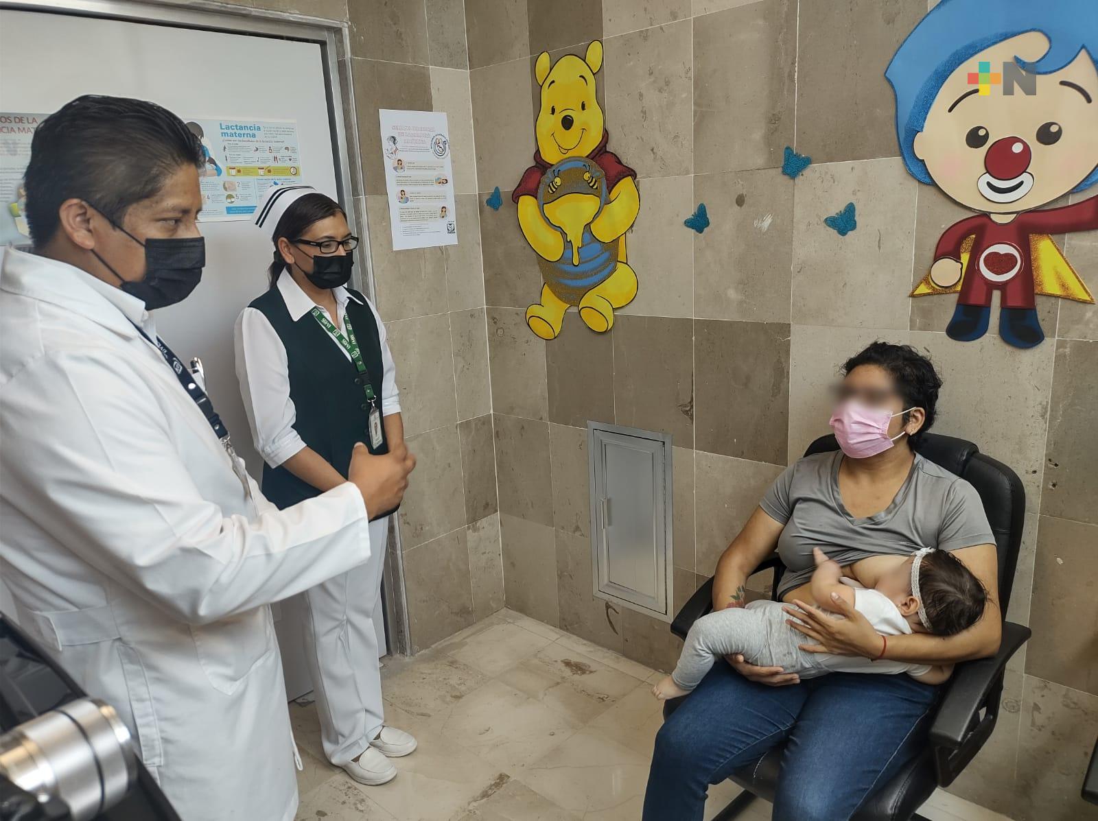 En UMF #69 del IMSS en Coatzacoalcos inauguraron Sala de lactancia