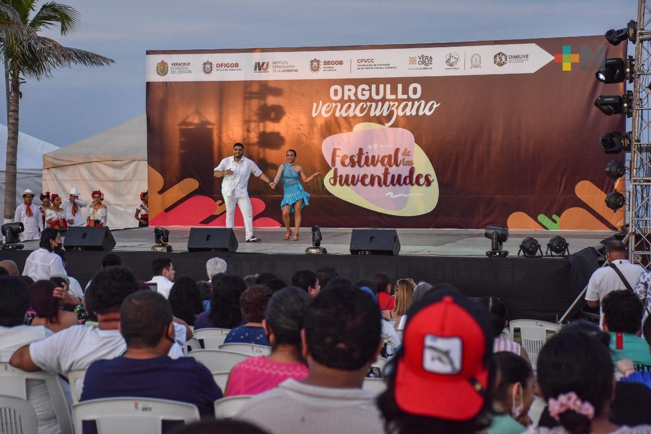 Realizan exitoso «Festival de las Juventudes, Orgullo Veracruzano»; en Coatzacoalcos