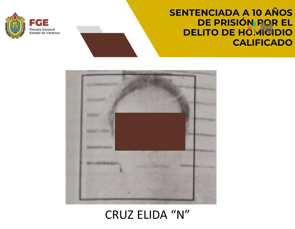 Cruz Elida «N» es sentenciada a 10 años de prisión por homicidio calificado