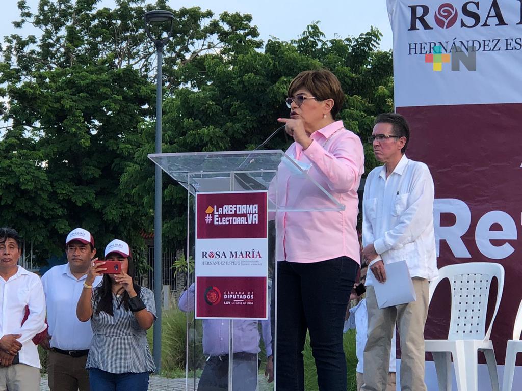 Promueve Hernández Espejo beneficios de la Reforma Electoral