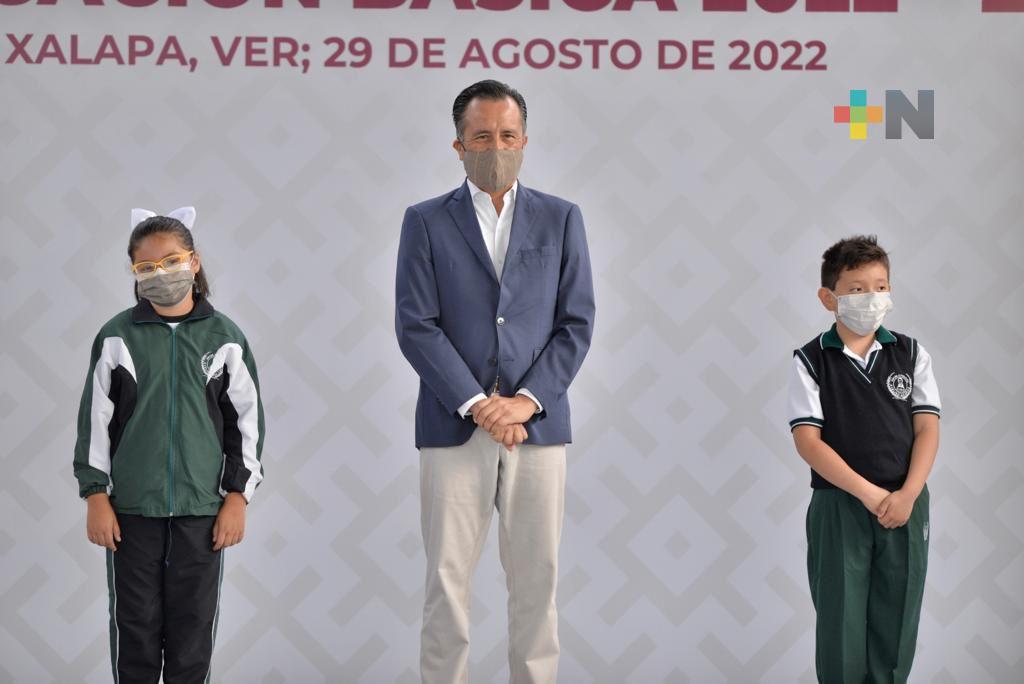 Reto del Ciclo Escolar será no dejar a nadie atrás: Gobernador