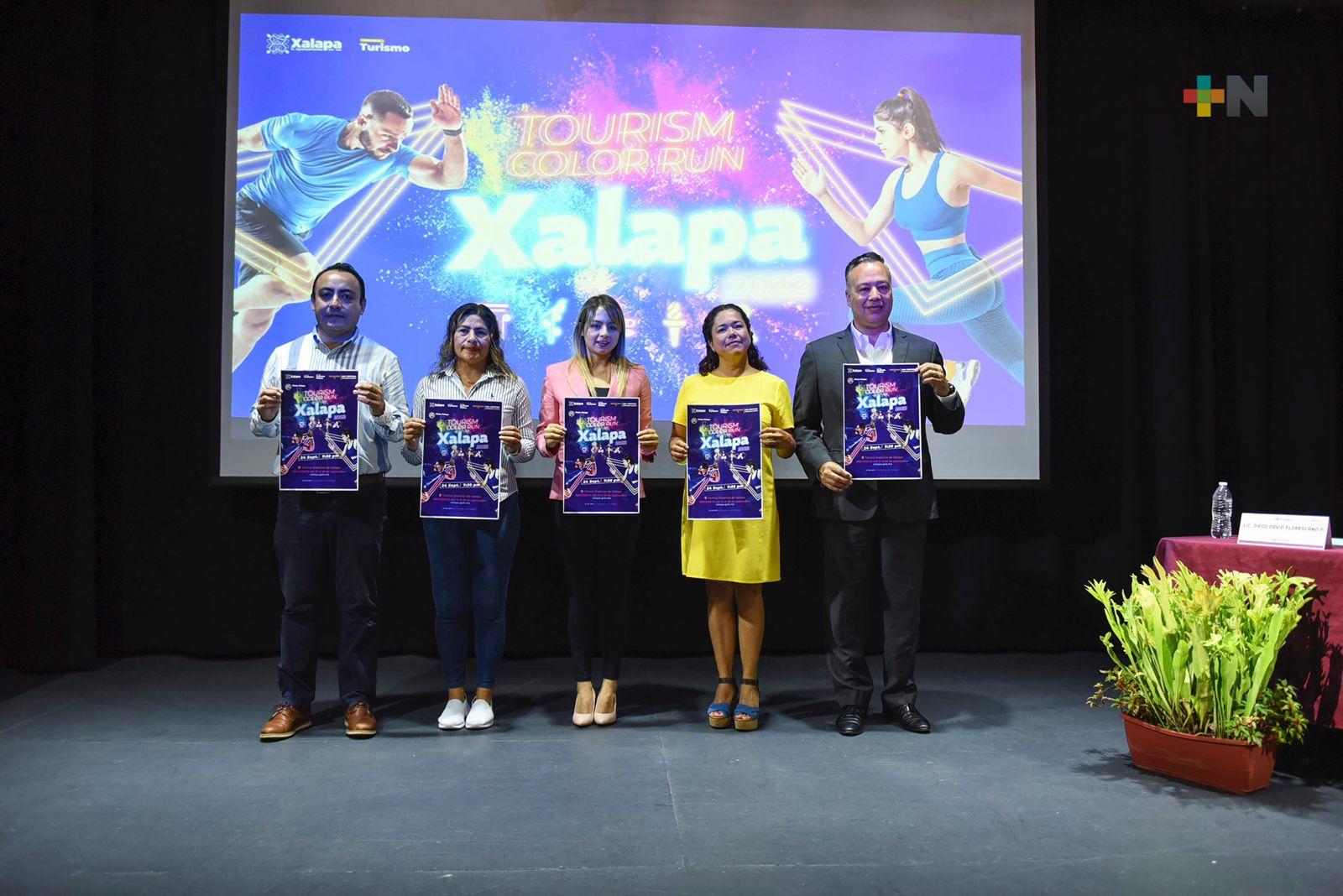 Invita Ayuntamiento a participar en «Tourism Color Run Xalapa 2022»