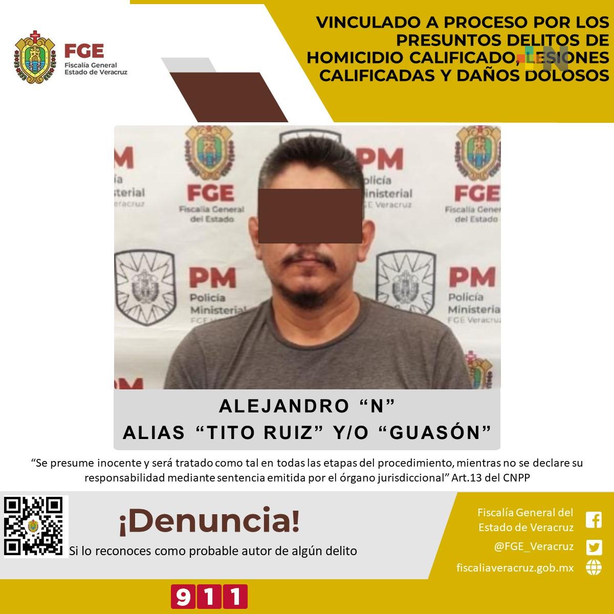 Vinculan a proceso a presunto generador de violencia en Cosautlán de Carvajal