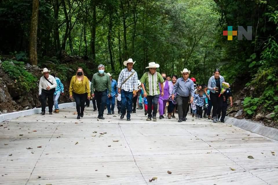 Tepexilotla, comunidad más alejada de Chocamán, ya cuenta con camino digno