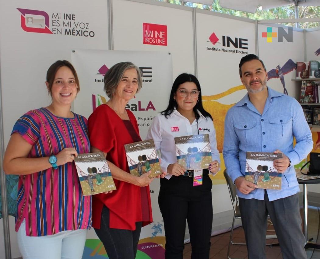 Participa INE en Festival del Libro en Español LéaLA