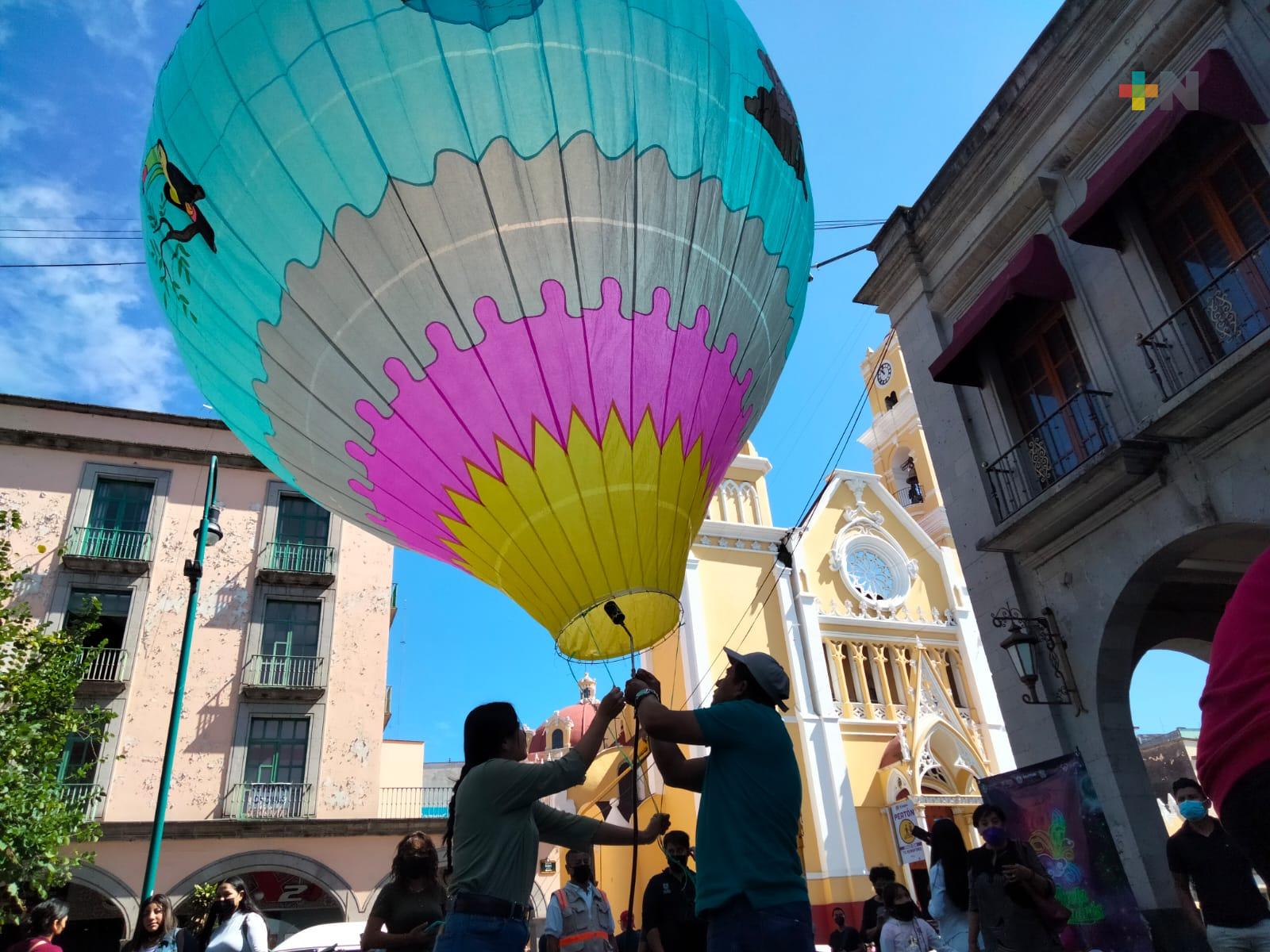 Mil 400 globos de papel de china se elevarán en el cielo de San Andrés Tuxtla