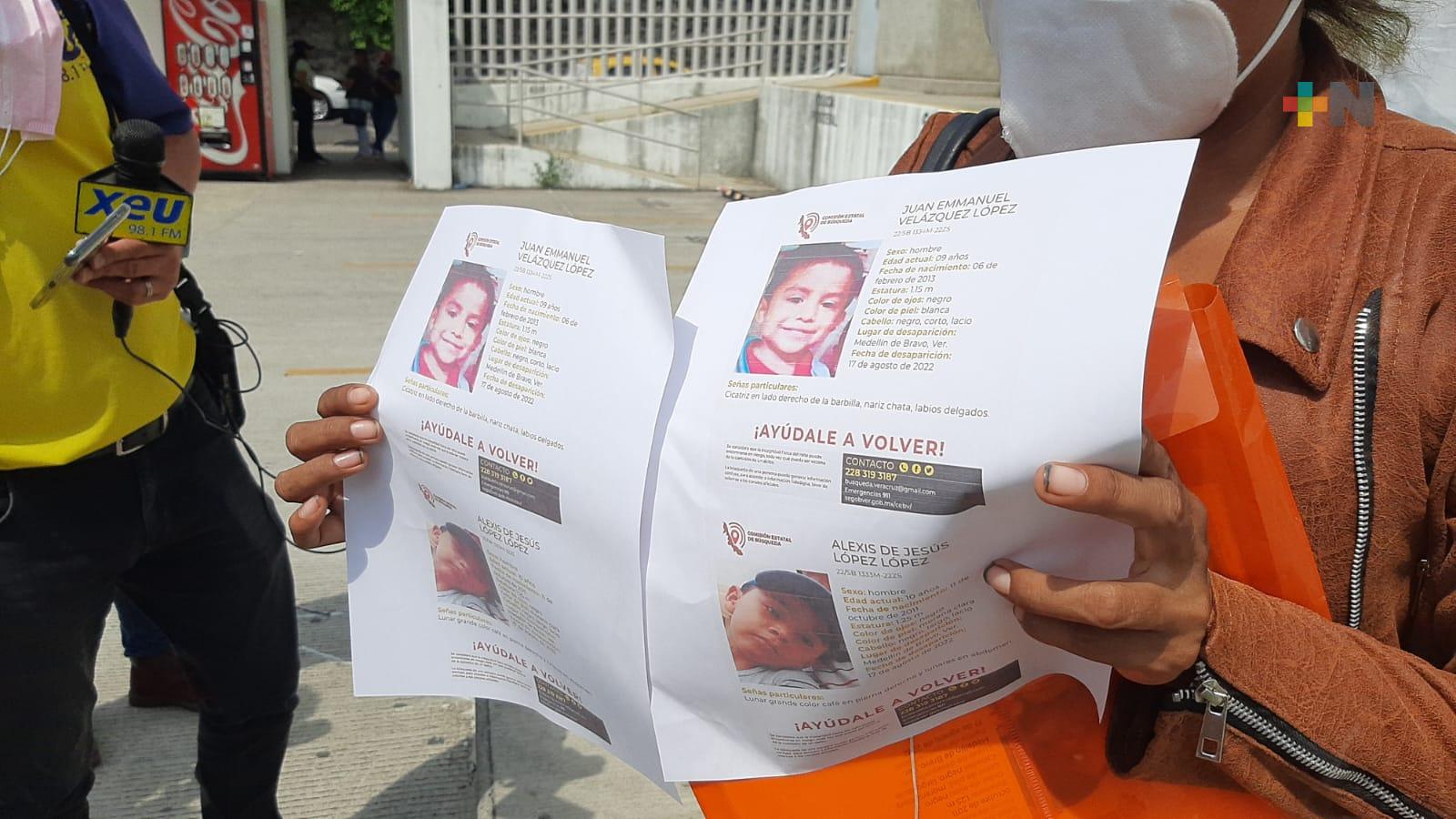Pide apoyo para localizar a sus hijos desaparecidos en Medellín