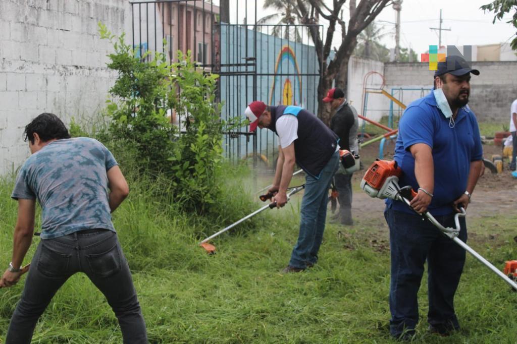 Titular de la SEV encabezó jornadas de limpieza en escuelas del municipio de Veracruz