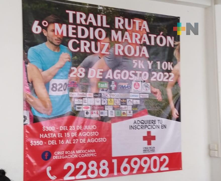 Organizan medio maratón para ayudar a la Cruz Roja de Coatepec