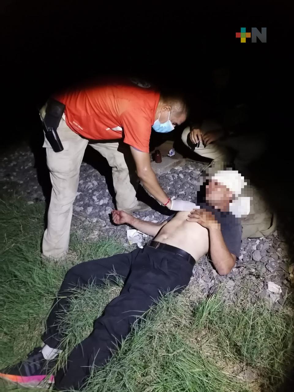 Atienden a migrante mutilado tras intentar subir a La Bestia