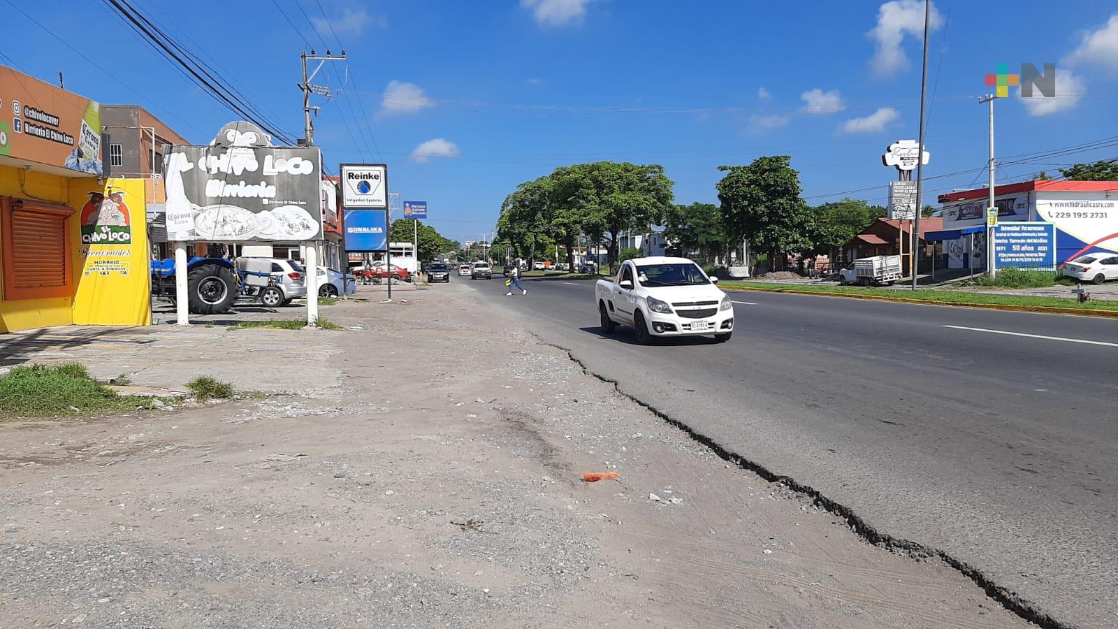 Piden puente peatonal en carretera federal Veracruz-Xalapa